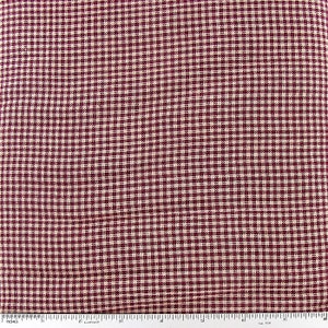 Homespun Fabric, Quilting Fabric, Primitive Fabric, Americana Fabric, Rustic Fabric, Farmhouse Fabric, Country Fabric, Burgandy Check Fabric