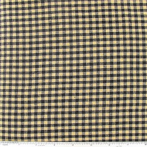 Homespun Fabric, Quilting Fabric, Primitive Fabric, Americana Fabric, Rustic Fabric, Farmhouse Fabric, Country Fabric, Black Check Fabric
