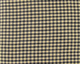Tessuto fatto in casa, tessuto per quilting, tessuto primitivo, tessuto Americana, tessuto rustico, tessuto da fattoria, tessuto country, tessuto a quadri neri