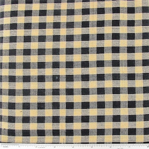 Homespun Fabric, Quilting Fabric, Primitive Fabric, Americana Fabric, Rustic Fabric, Farmhouse Fabric, Country Fabric, Black Check Fabric