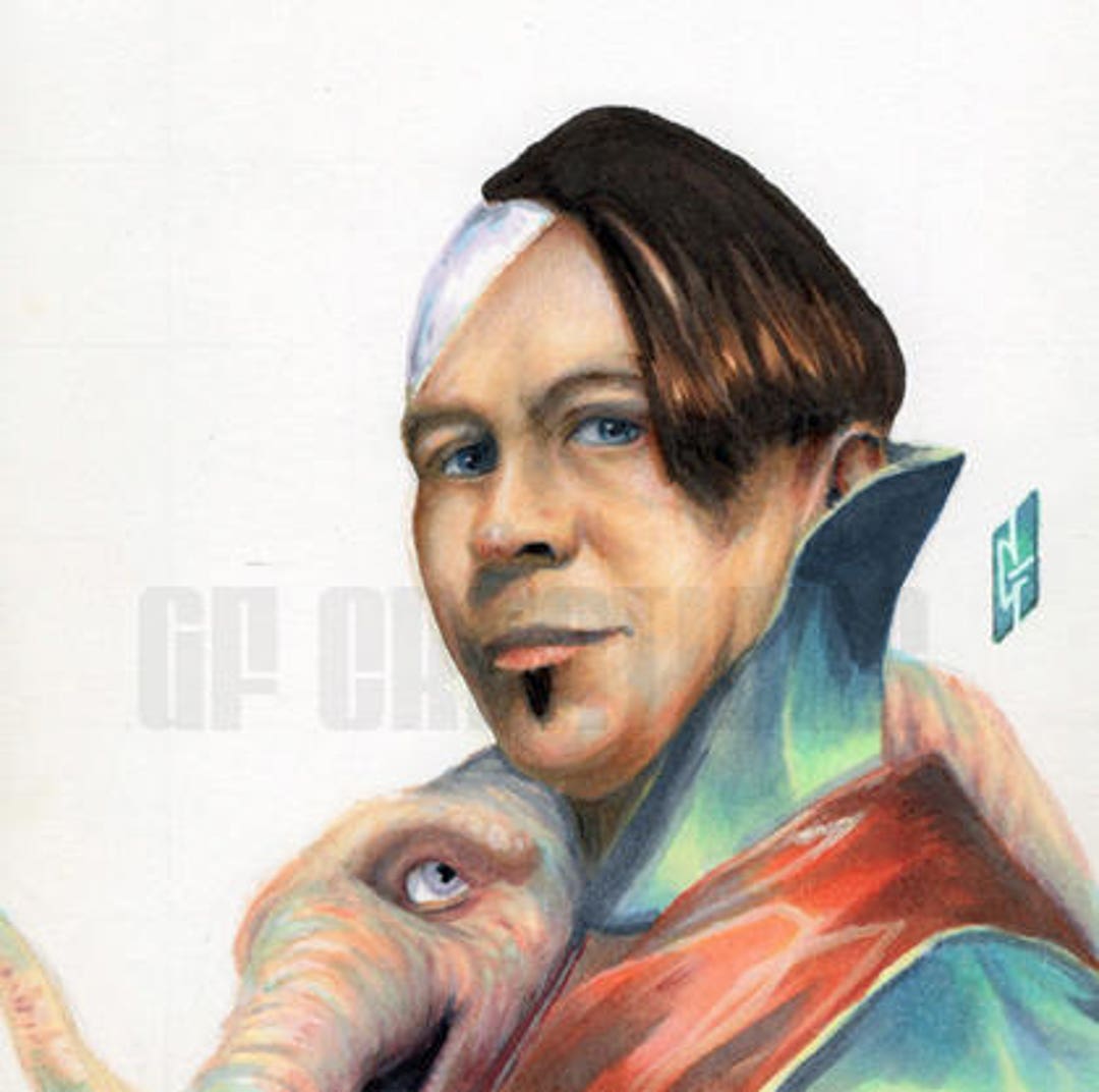 Zorg From the Fifth Element 6x6 Print by Gary Flatt - Etsy