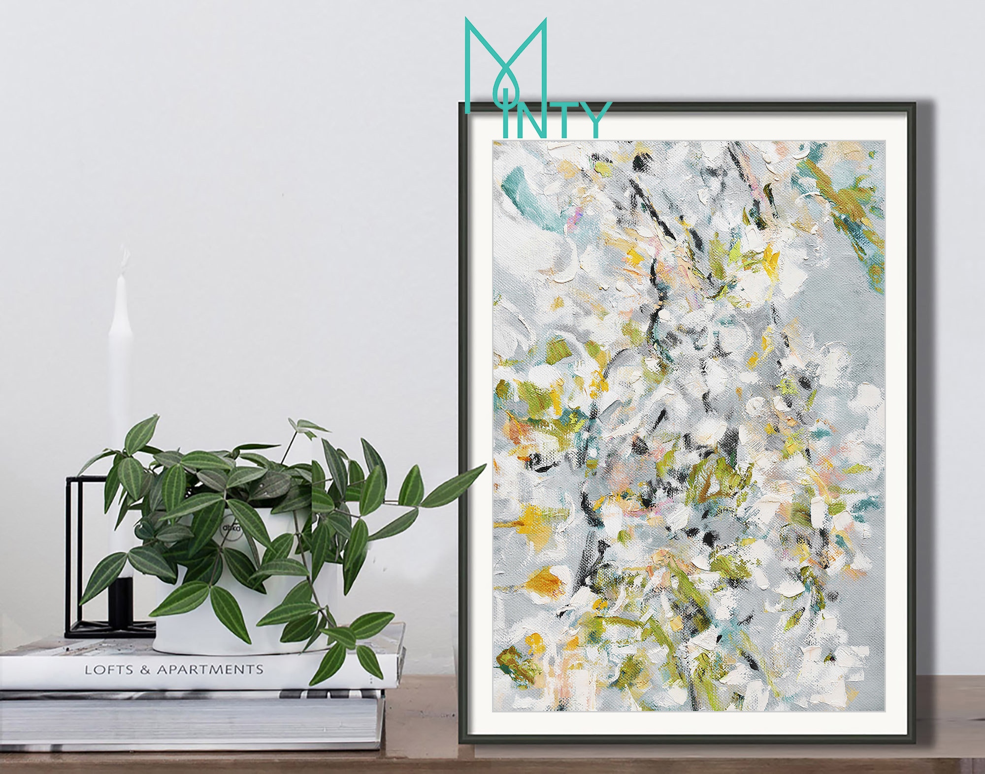 Printable Art Abstract Floral Print Flower Wall Art Prints | Etsy