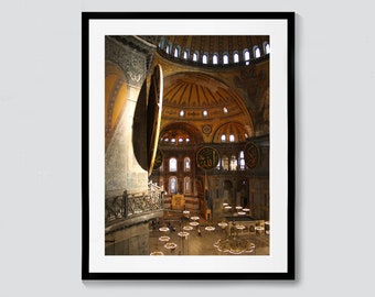 Arab Arabic Mosque Hagia Sophia Istanbul Turkey Painting by Stanislaus ...