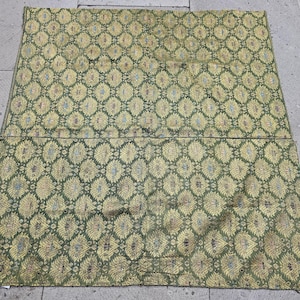 Ottoman silk fabric of the 1800s.Antique Turkish Textile,Ottoman Textile,Silk Textile!1506
