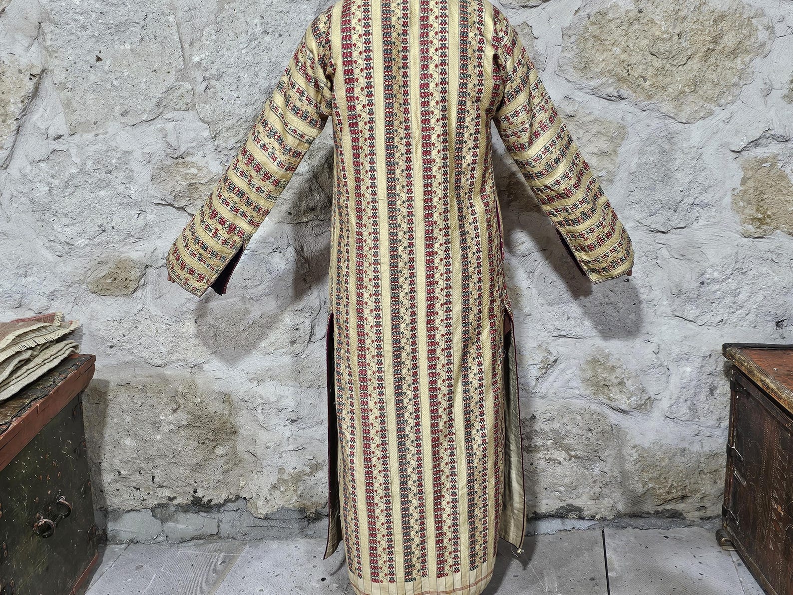 Antique Turkish Robe,ottoman ENTARI, Costume Uc Etek, Silk Anteri Robe ...