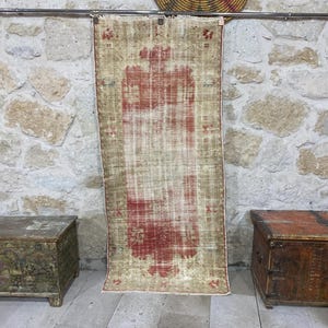 Antique rug,turkish muted rug,oushak natural handmade rug,decor carpet rug,traditional  living room rug