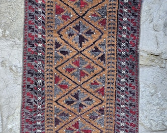 Turkish Handmade Oriental Antique Rug!1306