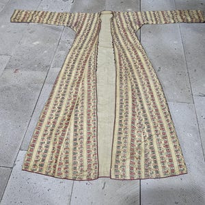 Antique Turkish Robe,ottoman ENTARI, Costume Uc Etek, Silk Anteri Robe ...