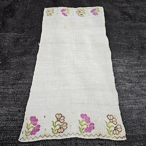 Antique silk Embroidered Textile,Handmade Antique Ottoman Textiles, Antique Embroidery Home Decor Textiles, Gifts