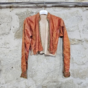 Antique Ottoman Silk Jacket – Handwoven Turkish Woman’s Garment – 19th Century Collectible Textile – Unique Anatolian Clothing