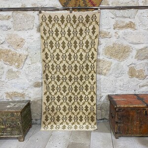Oushak Teppichläufer 100x200cm,Türkischer Läufer,Teppichteppich,handgeknüpfter Teppich,teppich,handgeknüpfter Teppich!5227