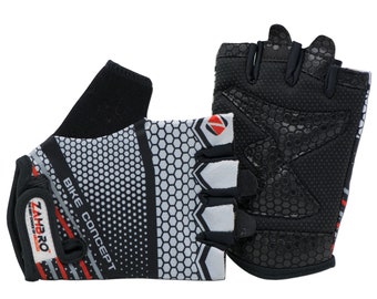 ZAHBRO Gel Padded Cycling Gloves: Breathable Half Finger Bike Gloves