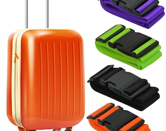 Secure Your Journey with our Durable 180cm Luggage Straps - Travel with Confidence Set of Straps for Suitcase