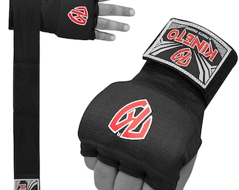 KINETO Boxing Inner Gloves: Gel Padded Hand Wraps for MMA, Muay Thai