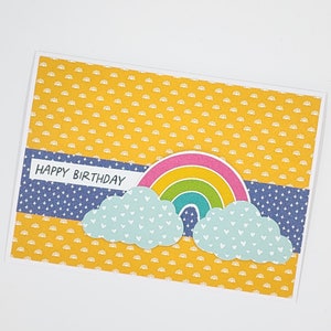 Rainbow Birthday Card | Happy Birthday Card | Handmade Birthday Card | Male Birthday Card | Female Birthday Card