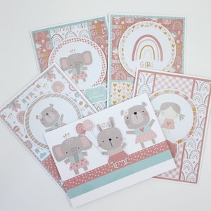 Handmade Baby Card | Baby Girl Card | New Baby Card | New Parents Card