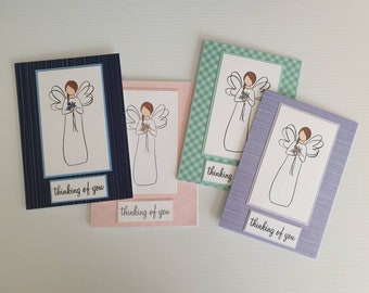 Thinking of You | Sympathy Card | Condolences Card | Sorry for Your Loss | Angel Card | Get Well Card