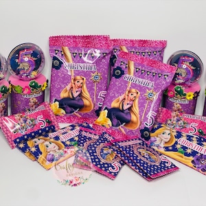 Customized party favor bundle, party favor bundles, personalized chip bags, personalized party favors, bundle