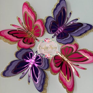 BUtterflIes 3D, Ritagli farfalla, Farfalla, ButterflIes di carta