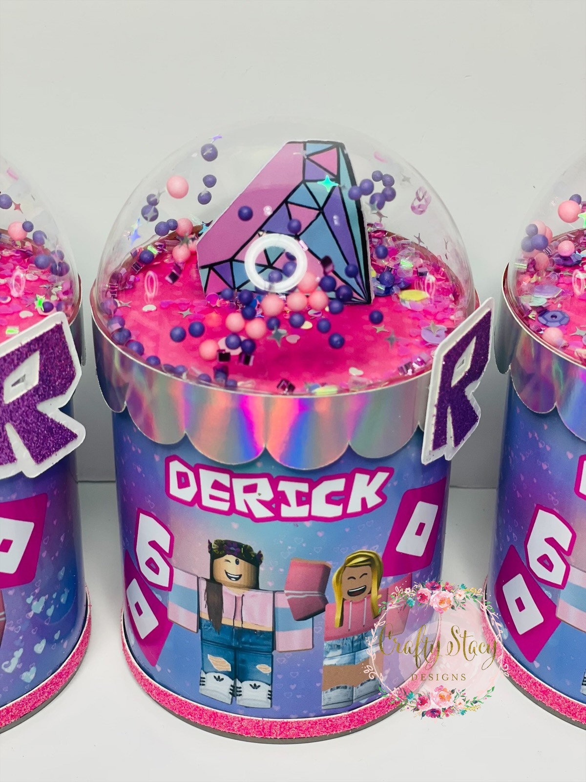 Roblox Girl Party Favors Treat Boxes Set of 6 Birthday Favors 