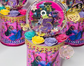 ENcanto Pringle cans, Encanto Pringles, Encanto, Encanto party favors, Isabella party favors, Pringles can with Dome, Unicorn Pringles