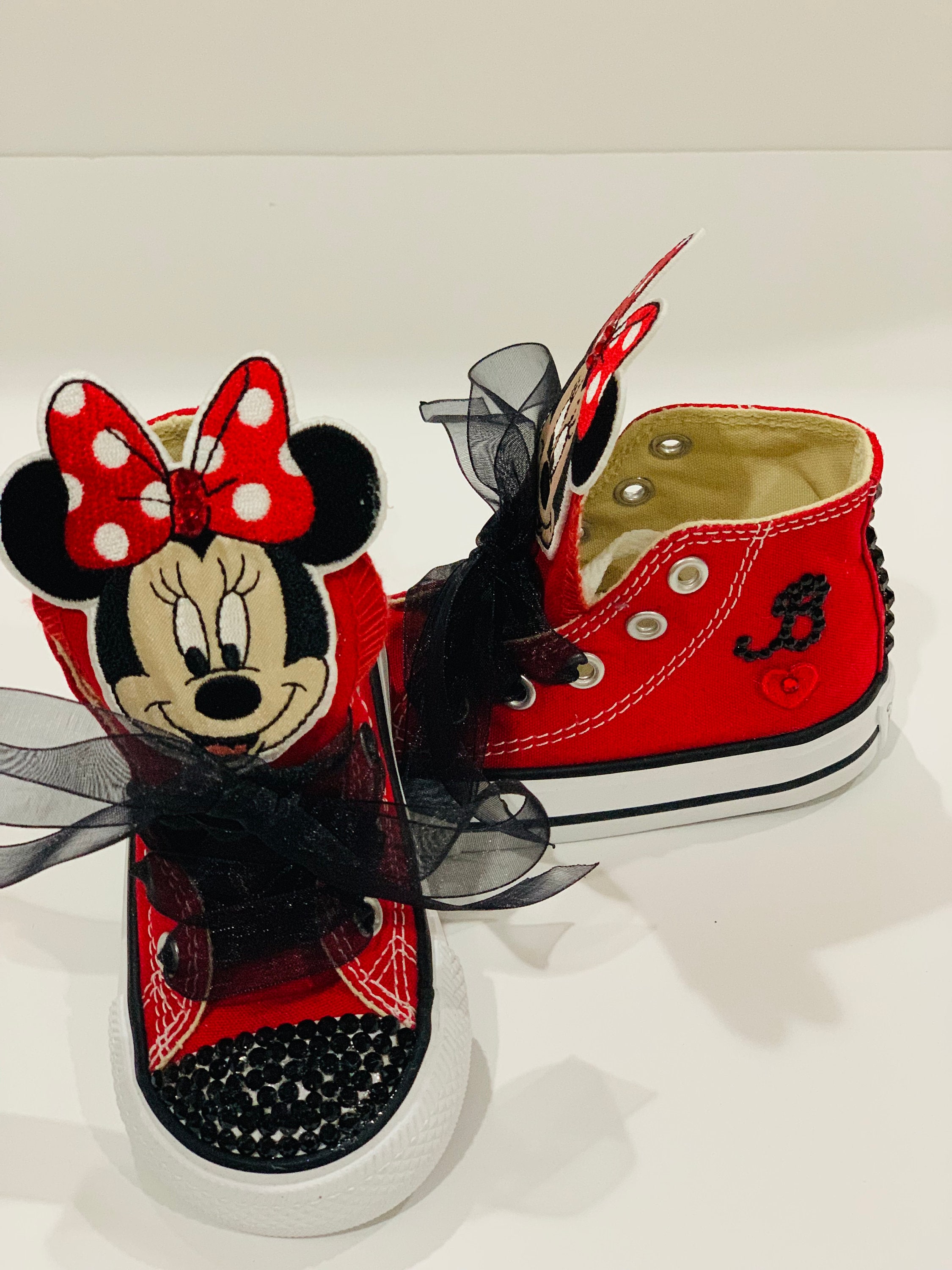 minnie mouse bling converse