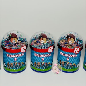 Roblox themed pringles cans, Roblox pringles, customized pringles can, Roblox favor boxes, Roblox favor bags