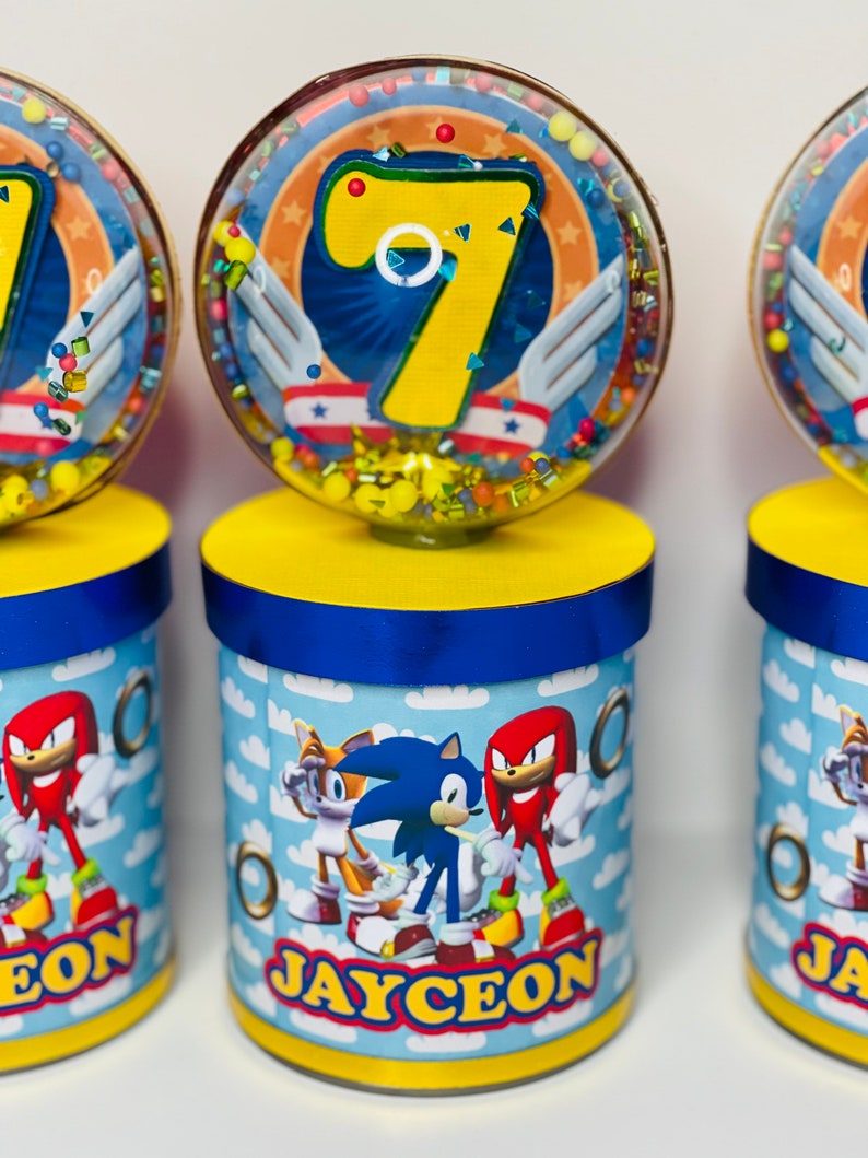 Sonic Themed Pringles Sonic Party Favors Customized Pringles - Etsy