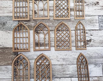 Kirchenstil Gothische Kathedrale Fensterrahmen Bastelrohlinge Auswahl 2