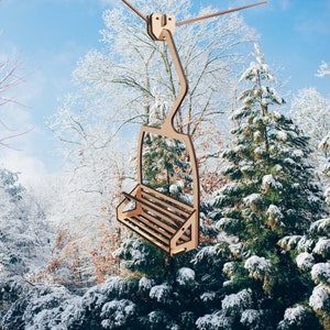 Ski lift ski chairlift chair laser cut assembly kit