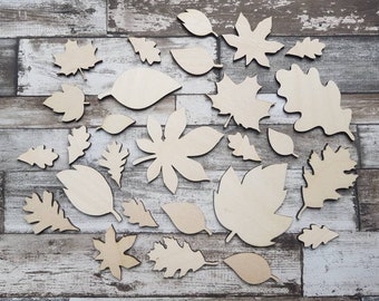 27 piece leaf craft pack
