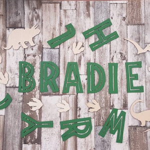 Jurassic park inspired wooden letters Perfect for dinosaur wall