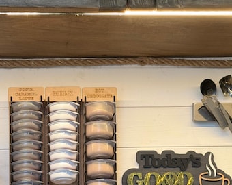 Tassimo and Dolce gusto coffee pod holder display wall or self standing