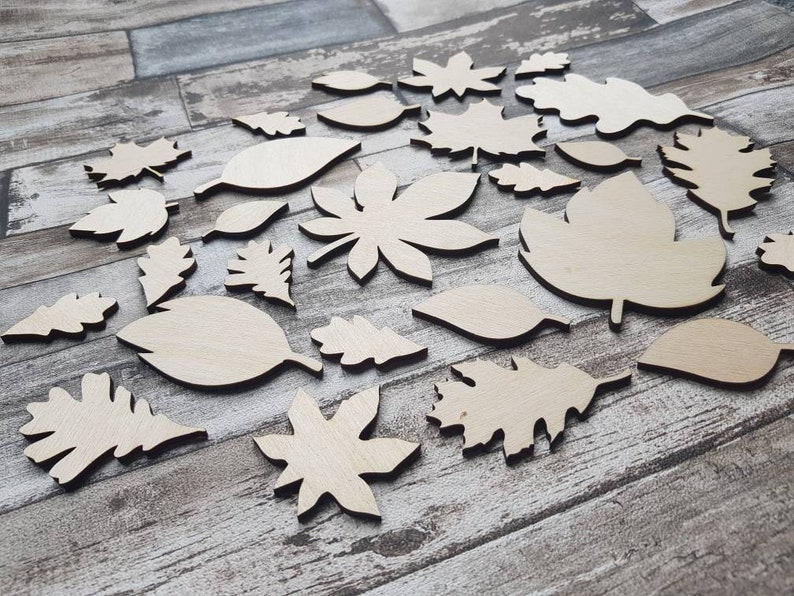 27 piece leaf craft pack image 2