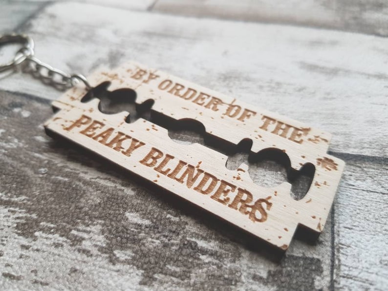 Razor blade keyring peaky blinders | Etsy