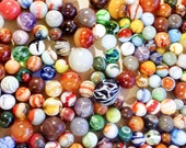 Antique grouping of various , Agate, and early machine made marbles some very rare at least 195 in count