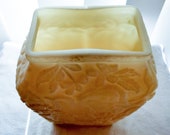 Imperial Vintage 6.25 quot Custard Glass Lovebird Vase Consolidated Phoenix Style