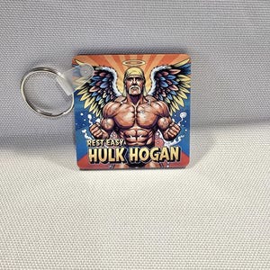 Wrestling Icon | Rest Easy Hulk Hogan Square Keychain
