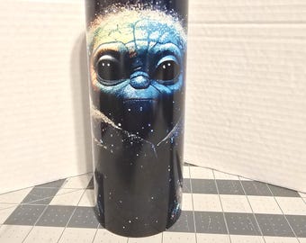 The Child V1 - Star Wars - 20oz Green Glow or Glossy Tumbler