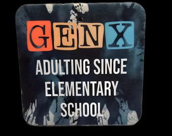 Generation X Adulting 3.75-Inch Unscented Car Air Freshener
