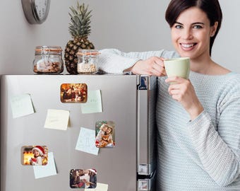 Personalized Photo MDF Fridge Magnet, 2.8 x 2 Inch