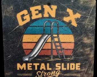 Generation X Metal Slide 3.75-Inch Unscented Car Air Freshener