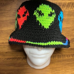 Alien Invaders Bucket Hat PATTERN ONLY image 6