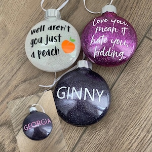 Ginny & Georgia Inspired Christmas Tree Ornament Set