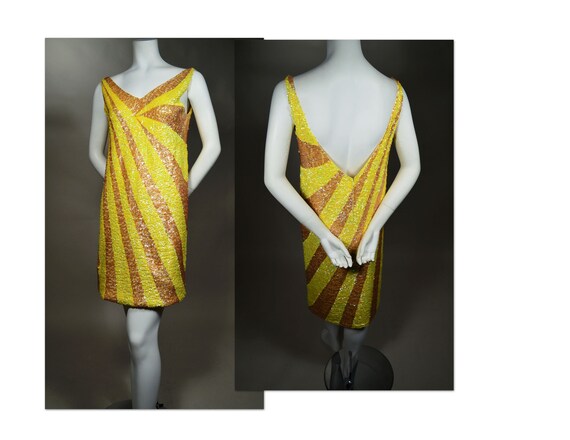 SHIMMERING GENE SHELLY 60s Cocktail Dress_Shift_So