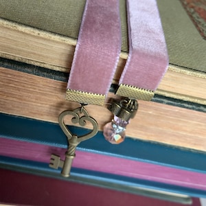 Graduation Gift Bookmark Ribbon Velvet Book Charm Traveler Notebook Journal Keepsake Page Marker