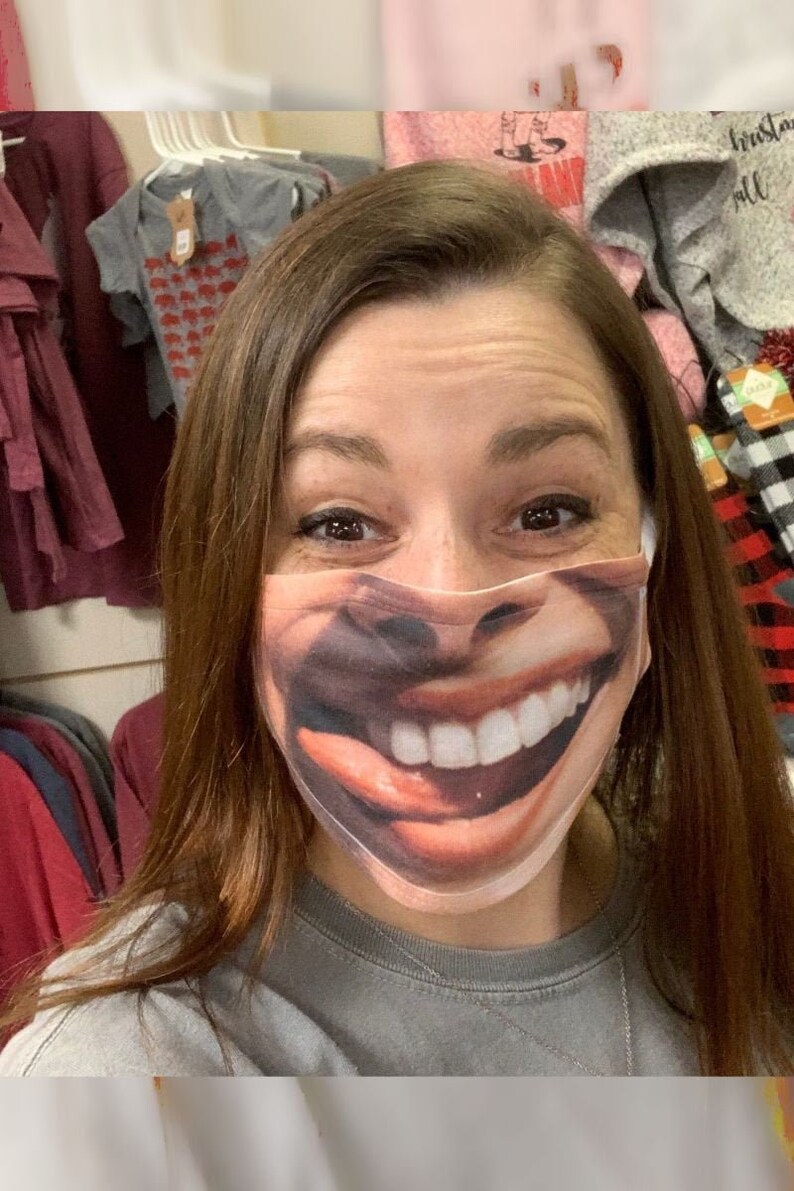 Character Face Mask Cute Face Mask Adult Face Mask Etsy