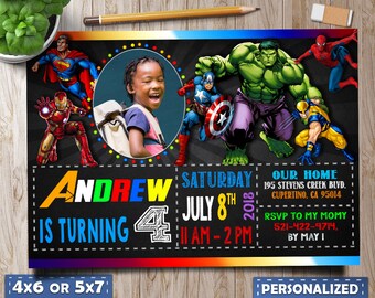 avengers birthday invitation etsy avengers party invitations