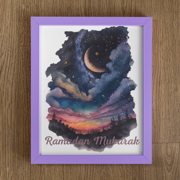 Printable Ramadan Art - Ramadan Decor- Ramadan Decoration- Ramadan Mubarak- DIGITAL Download - Printable Ramadan poster