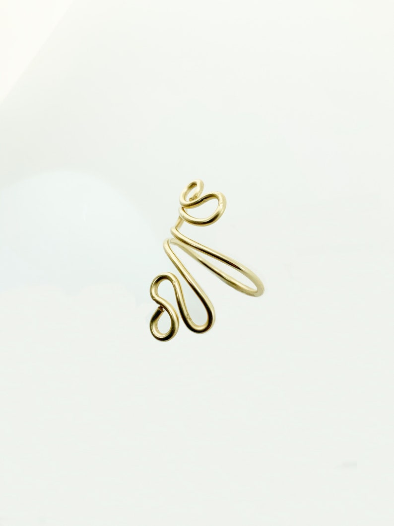 Gold Swirl Ring Gold Filled Ring Minimalist Ring Etsy